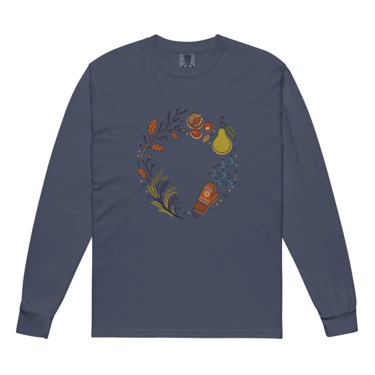 The November Long Sleeve in Navy.