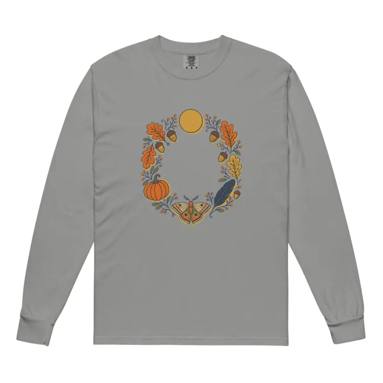 The October Long Sleeve in Grey.