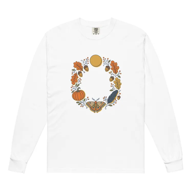 The October Long Sleeve in White.