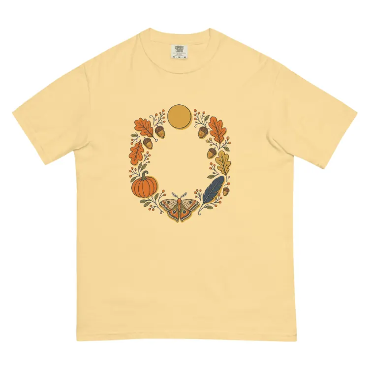 The October Tee in Butter.