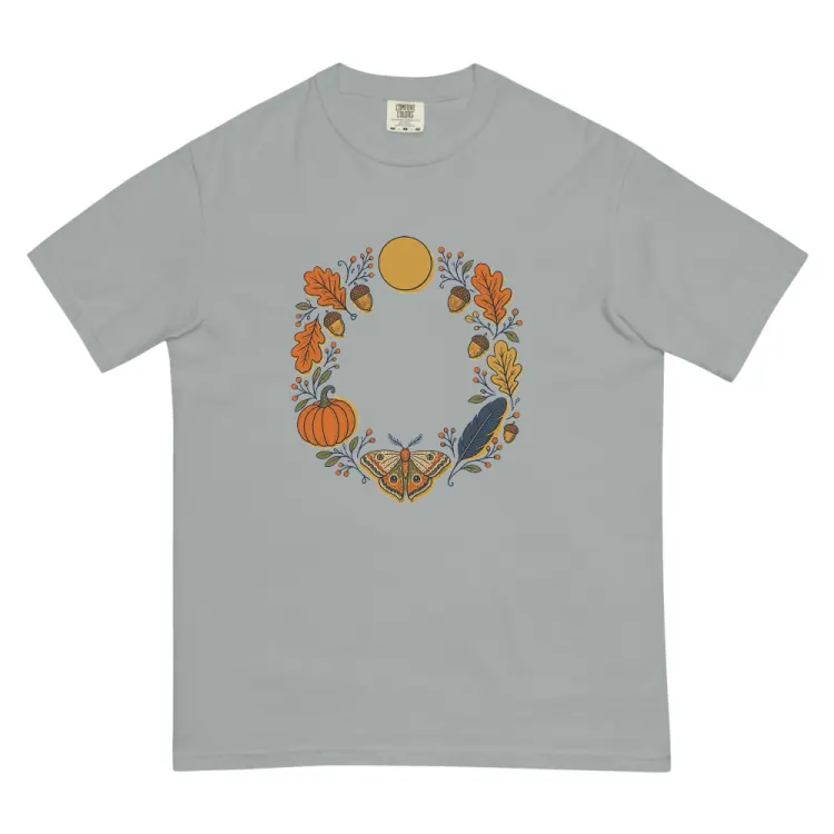 The October Tee in Granite.
