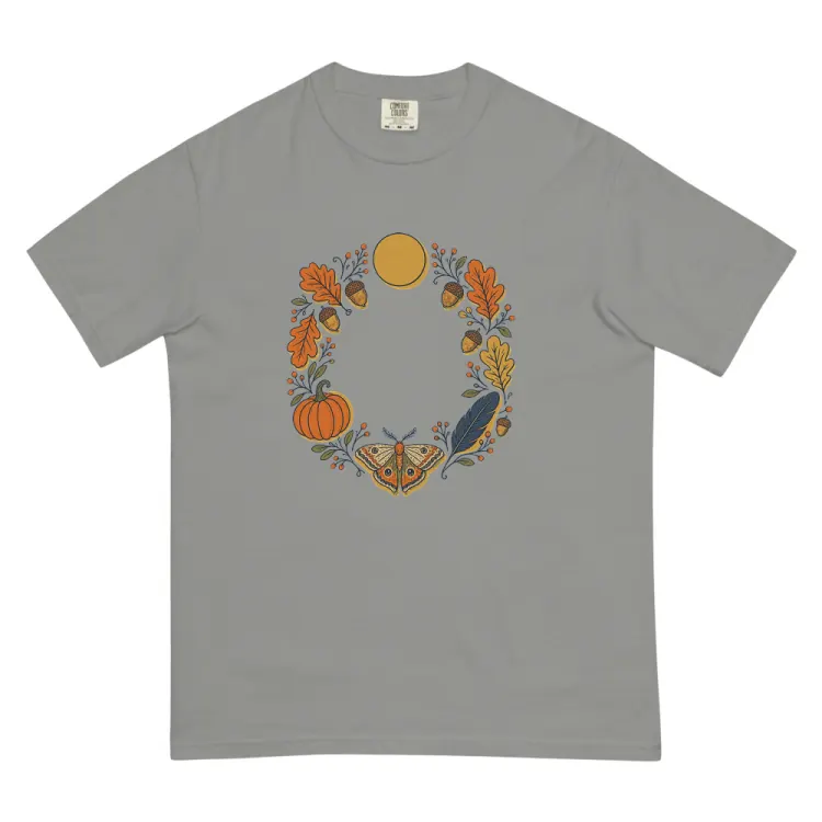 The October Tee in Grey.
