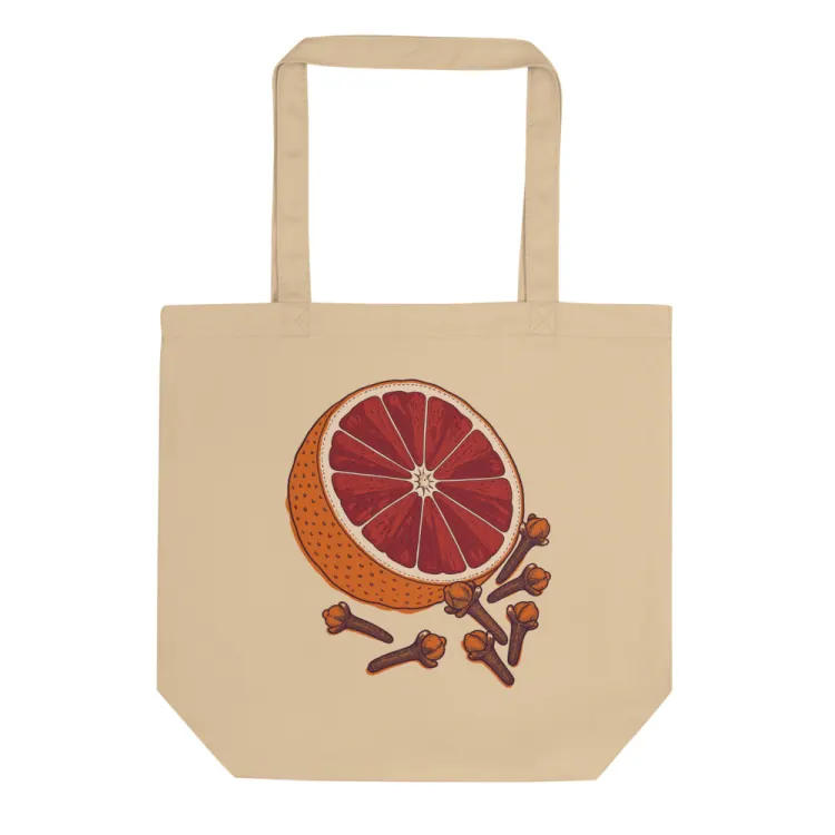 The Blood Orange & Clove Tote in Oyster.