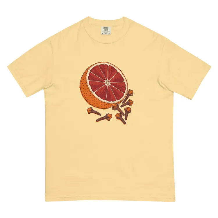 The Blood Orange & Clove Tee in Butter.