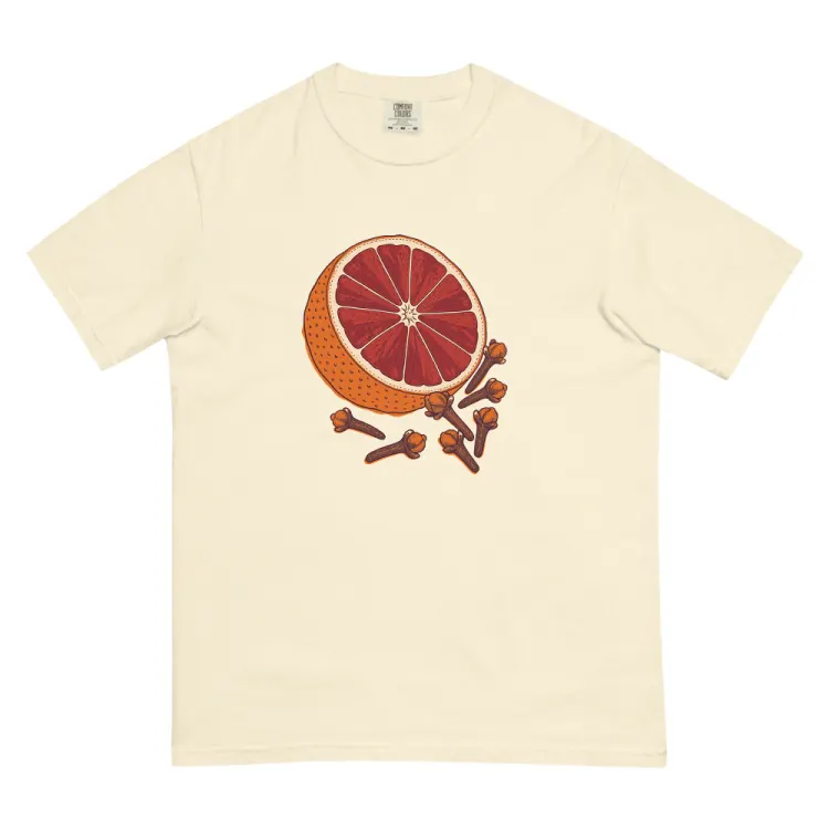 The Blood Orange & Clove Tee in Ivory.