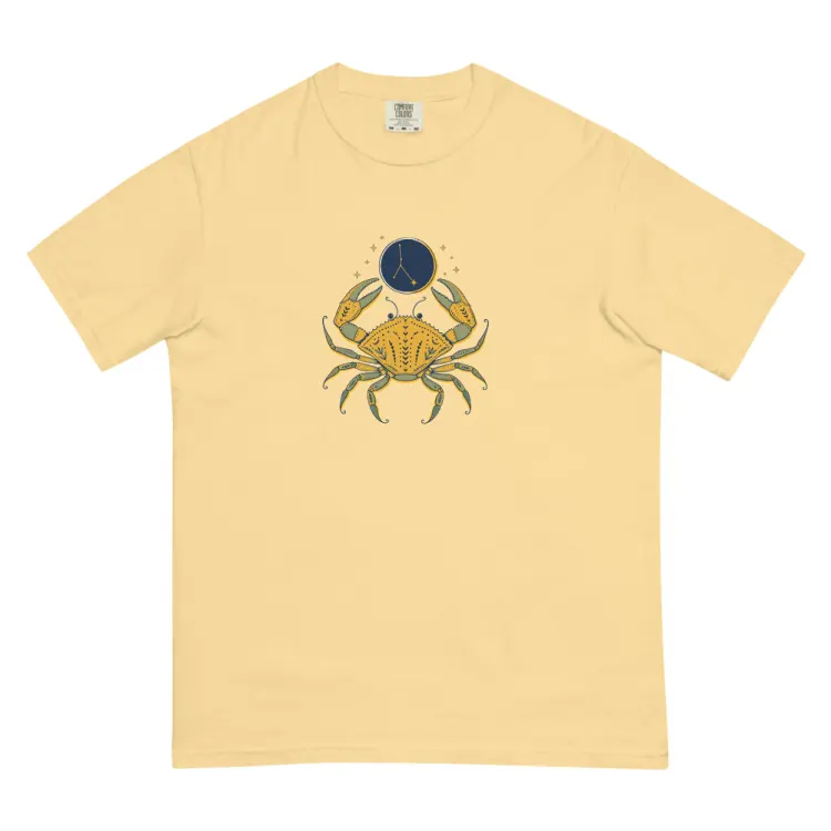 The Born Under Cancer Tee in Butter.