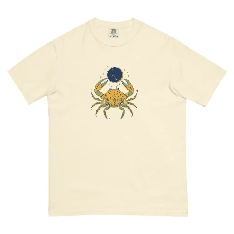 The Born Under Cancer Tee in Ivory.