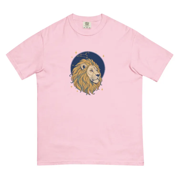 The Born Under Leo Tee in Blossom.