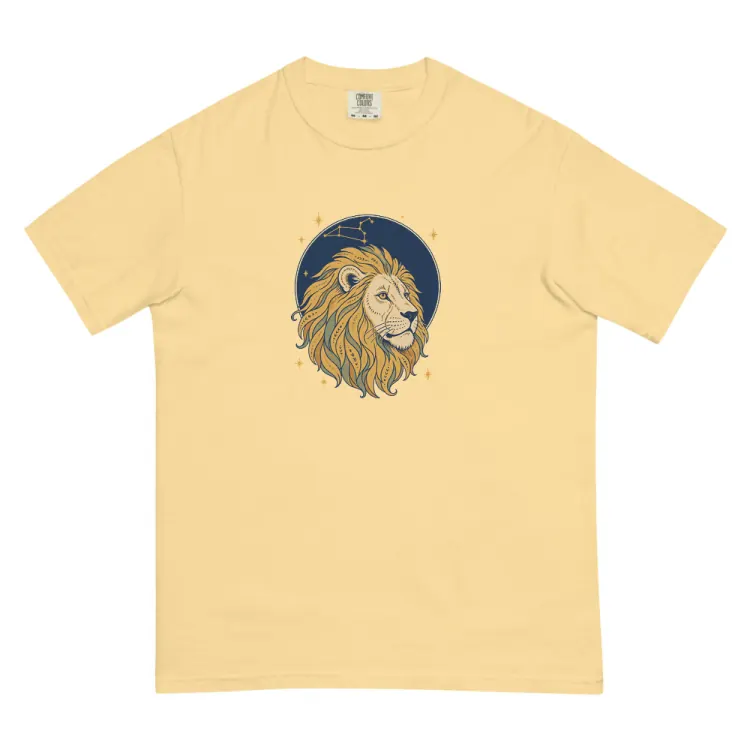 The Born Under Leo Tee in Butter.