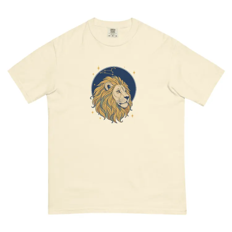 The Born Under Leo Tee in Ivory.
