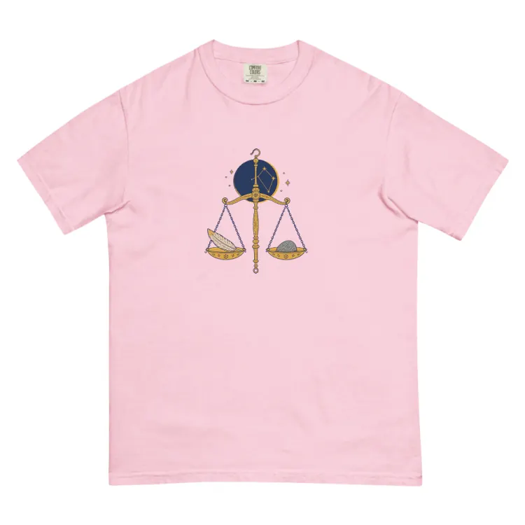 The Born Under Libra Tee in Blossom.
