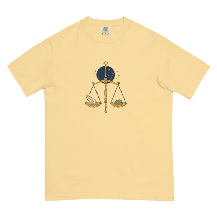 The Born Under Libra Tee in Butter.