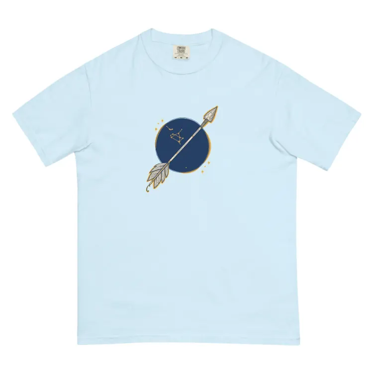 The Born Under Sagittarius Tee in Chambray.