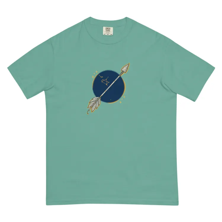 The Born Under Sagittarius Tee in Seafoam.