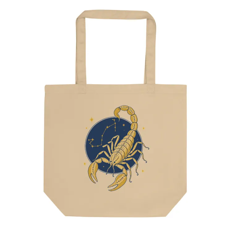 The Born Under Scorpio Tote in Oyster.