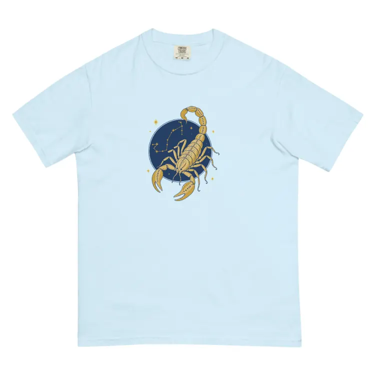 The Born Under Scorpio Tee in Chambray.