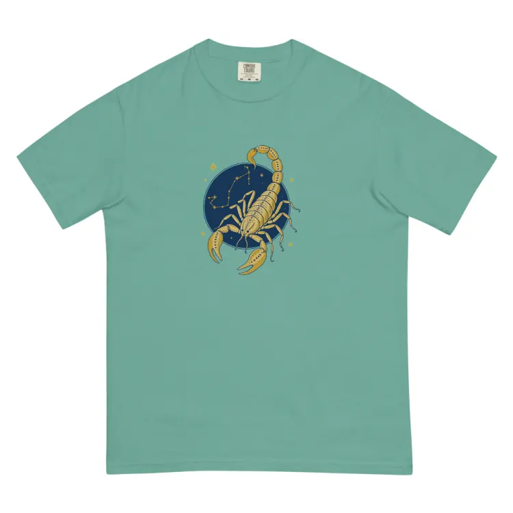 The Born Under Scorpio Tee in Seafoam.