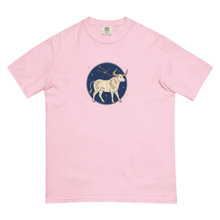 The Born Under Taurus Tee in Blossom.