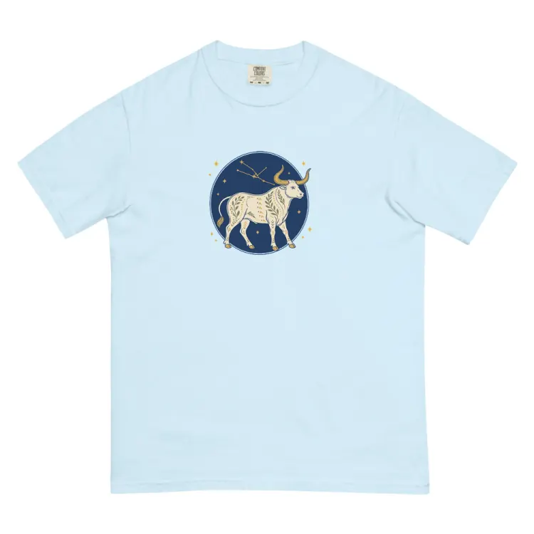 The Born Under Taurus Tee in Chambray.