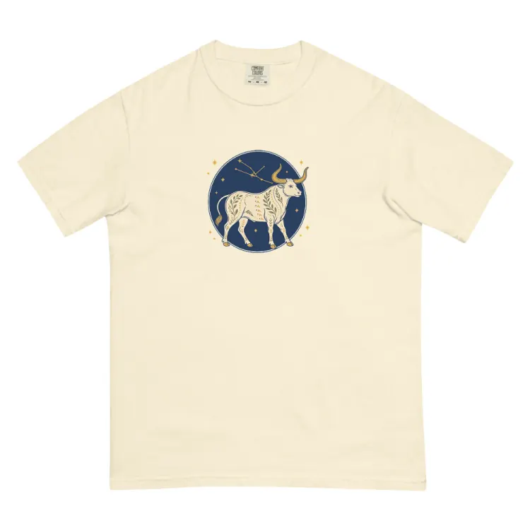 The Born Under Taurus Tee in Ivory.