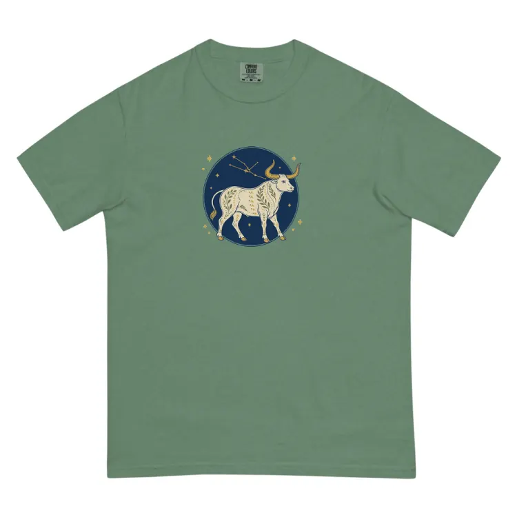 The Born Under Taurus Tee in Light Green.