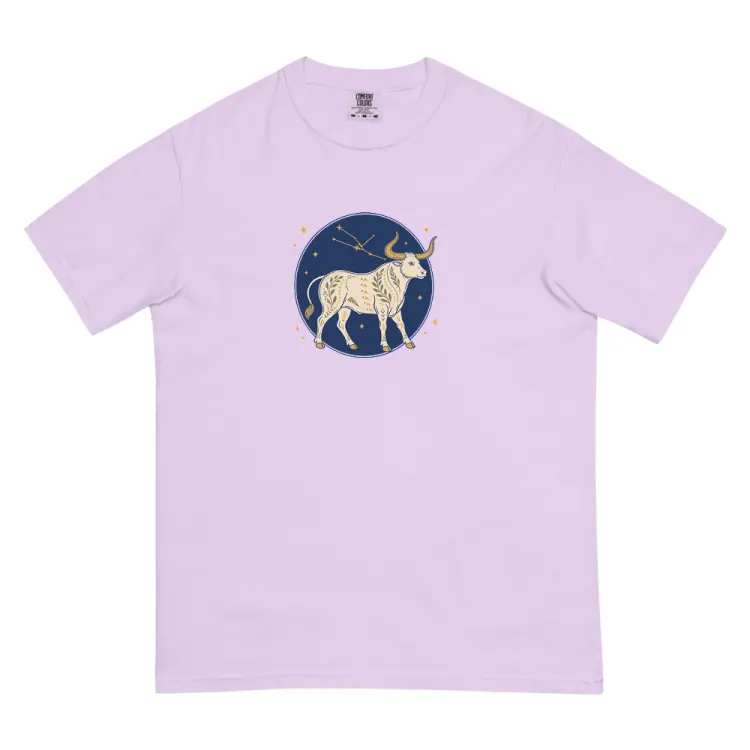 The Born Under Taurus Tee in Orchid.