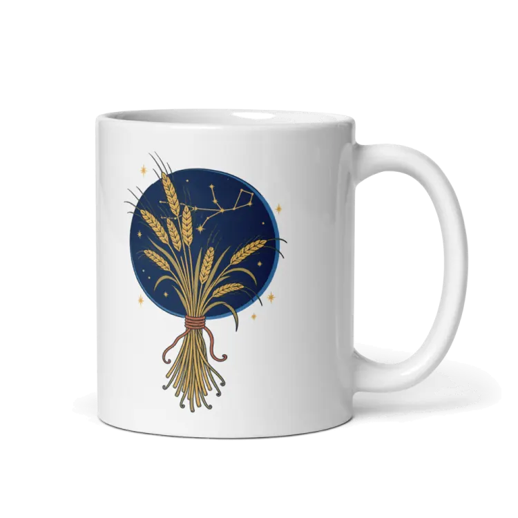 The Born Under Virgo Mug in White.