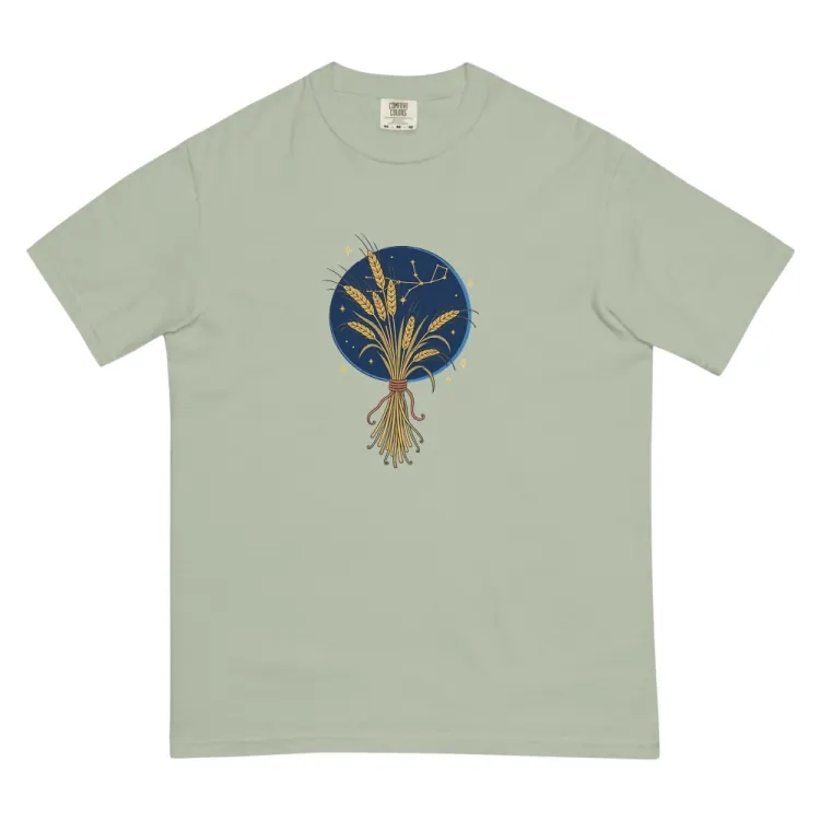 The Born Under Virgo Tee in Bay.
