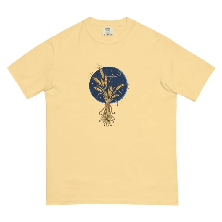 The Born Under Virgo Tee in Butter.