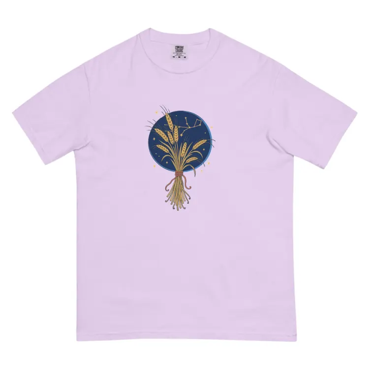 The Born Under Virgo Tee in Orchid.