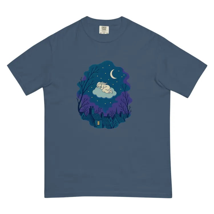 The Cloud Sleepers Tee in Midnight.