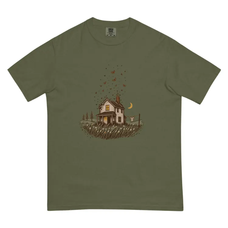 The Old House Tee in Hemp.