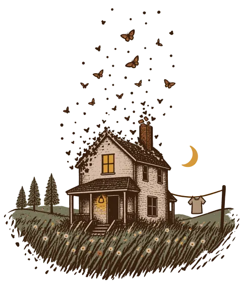 The print on the chosen shirt color, at its printed size.