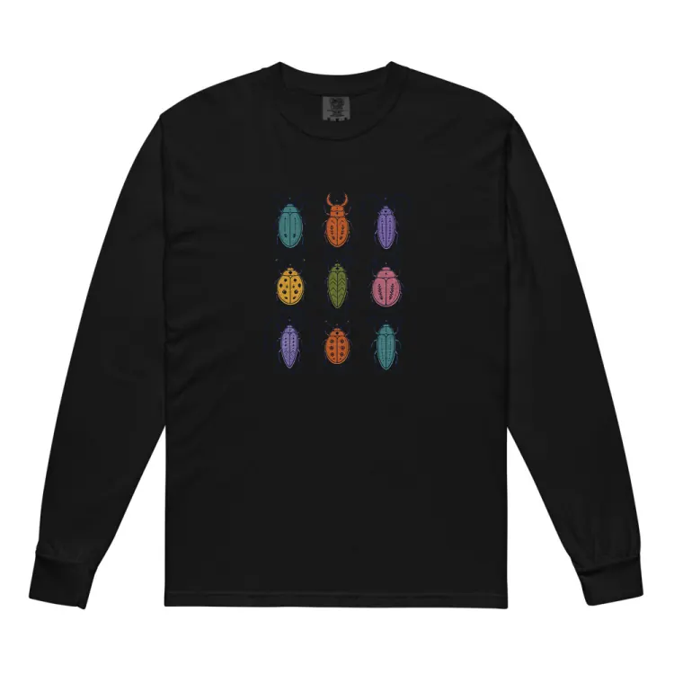 The Nine Beetles Long Sleeve in Black.
