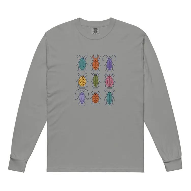 The Nine Beetles Long Sleeve in Grey.
