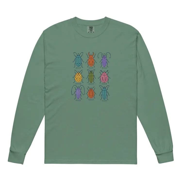 The Nine Beetles Long Sleeve in Light Green.