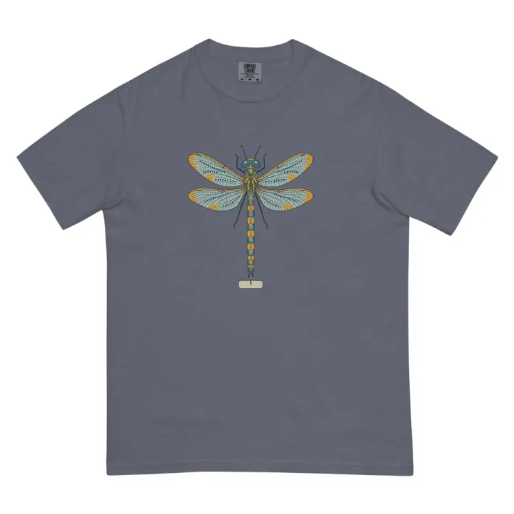 The Dragonfly Tee in Denim.