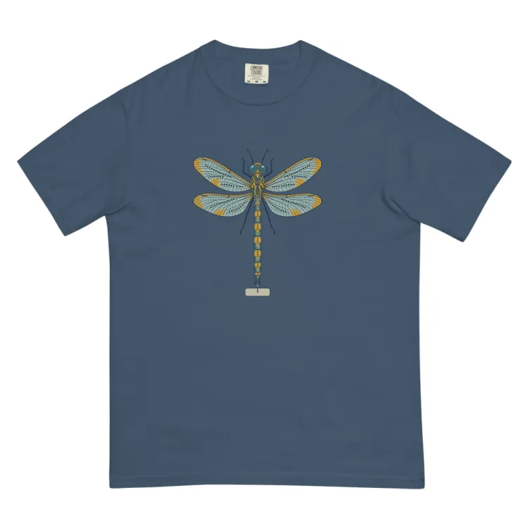 The Dragonfly Tee in Midnight.
