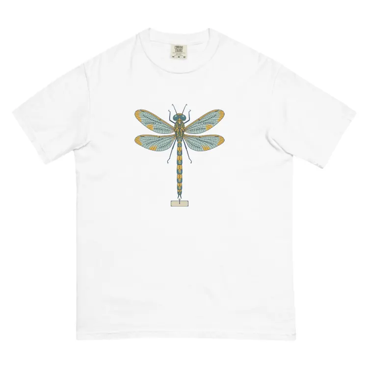The Dragonfly Tee in White.