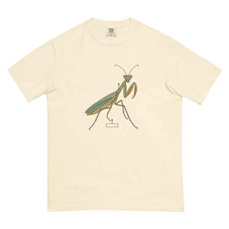 The Praying Mantis Tee in Ivory.