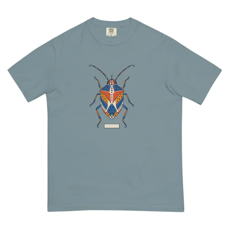 The Picasso Bug Tee in Ice Blue.