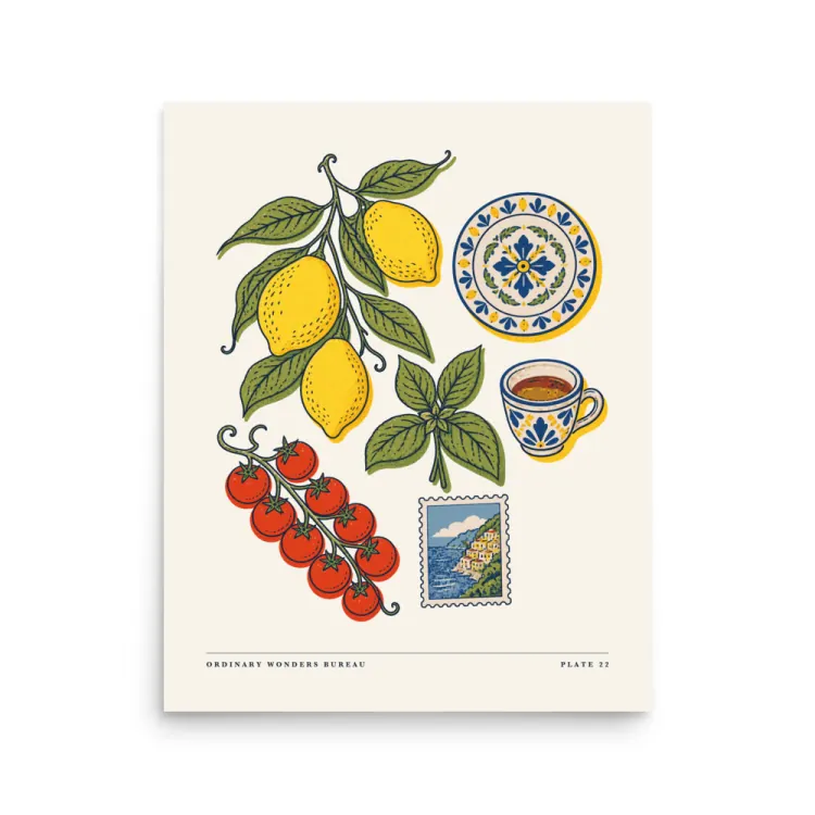 The Amalfi, Elsewhere Art Print in Unframed.