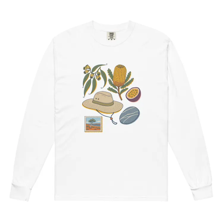 The Australia, Elsewhere Long Sleeve in White.