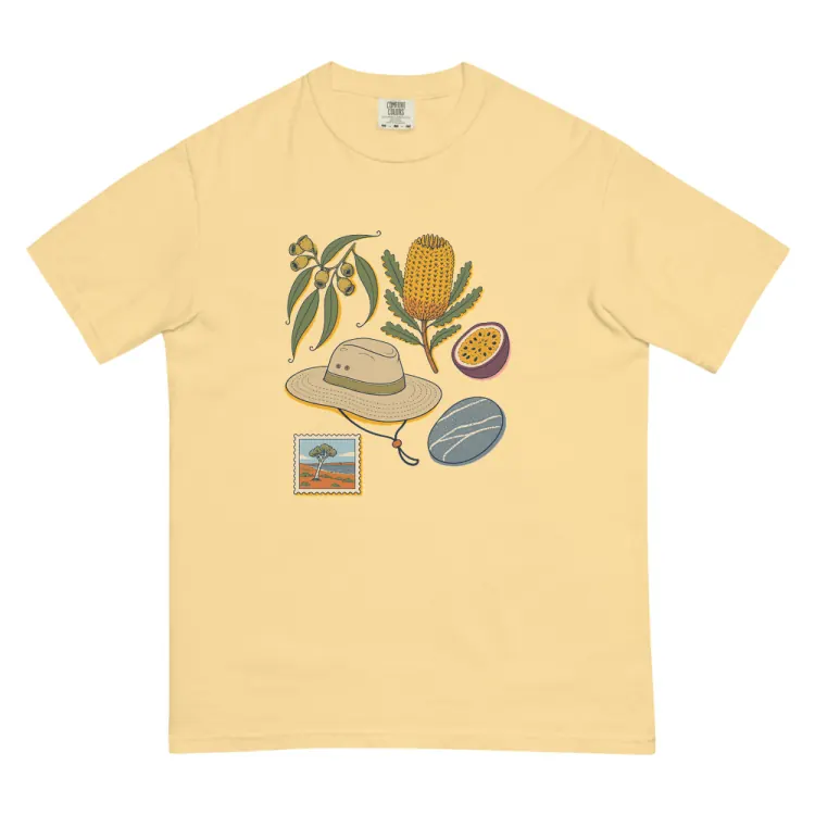The Australia, Elsewhere Tee in Butter.