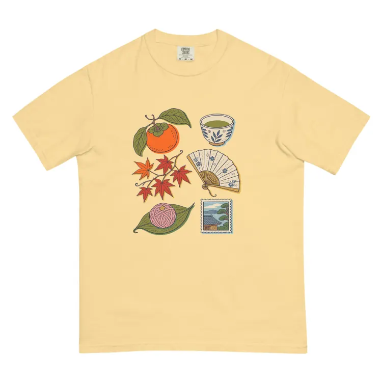 The Kyoto, Elsewhere Tee in Butter.