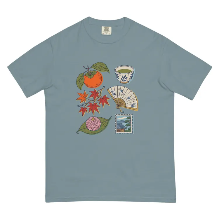 The Kyoto, Elsewhere Tee in Ice Blue.