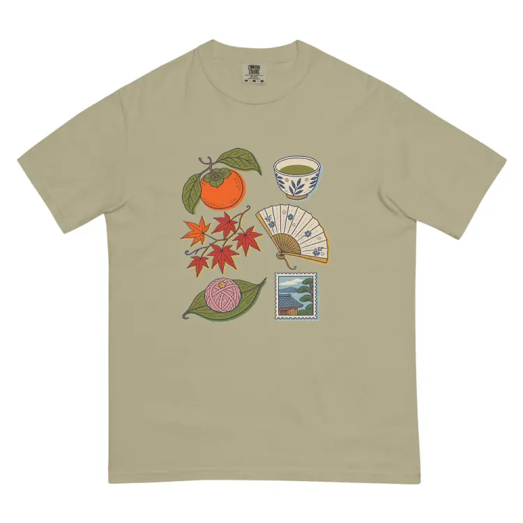 The Kyoto, Elsewhere Tee in Khaki.