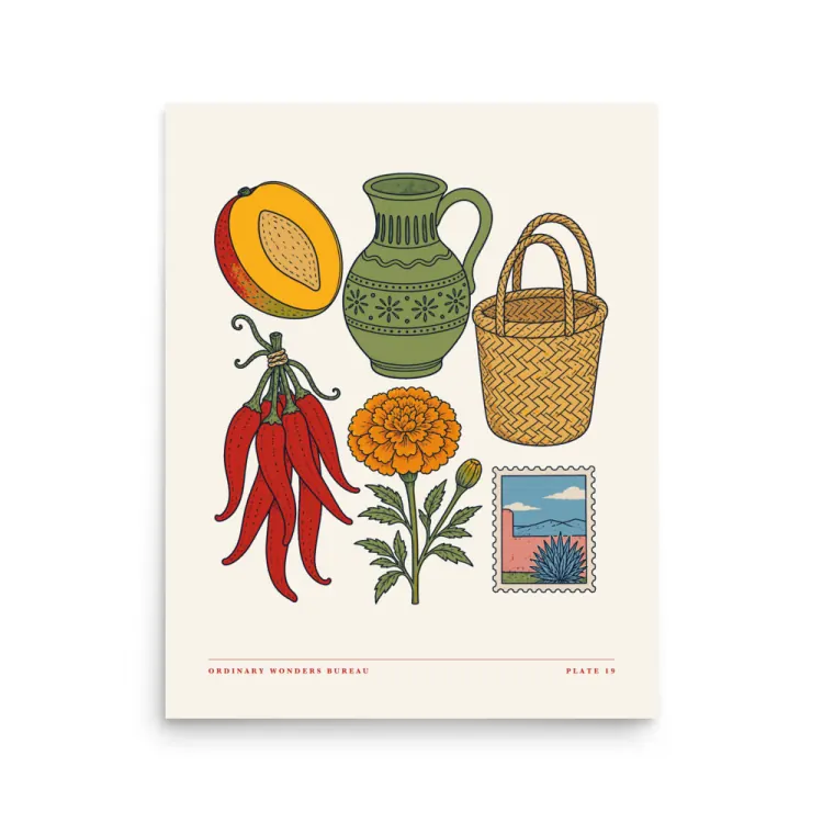 The Oaxaca, Elsewhere Art Print in Unframed.