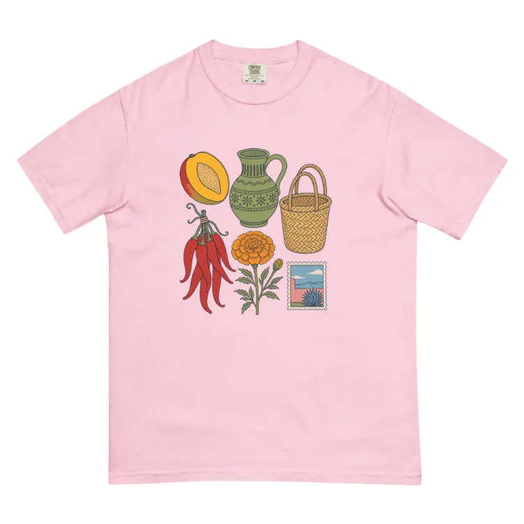 The Oaxaca, Elsewhere Tee in Blossom.