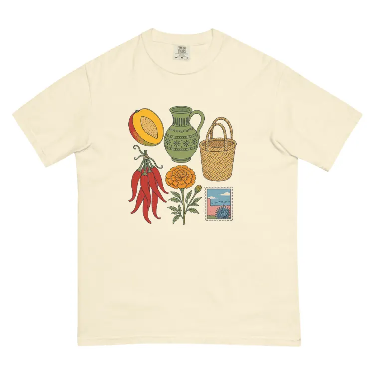 The Oaxaca, Elsewhere Tee in Ivory.